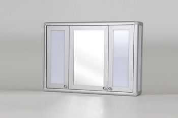 Aynal� banyo dolab� 3 kap�l� 15x70x50