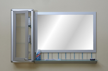 Moduler banyo dolab� + 70cm ayna + etajer