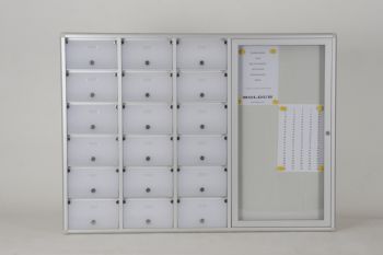 Posta kutusu 18 daire apartman ilan panolu 