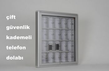 Gvenlik kademeli cep telefonu dolab 20 gz