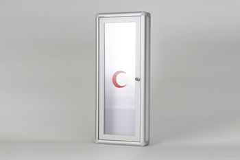 Ecza dolab uzun effaf kapl
