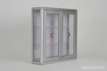 Kare ecza dolab� �ift kap�l� m�knat�sl�