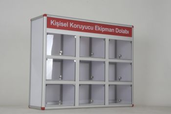 Kiisel koruyucu ekipman dolab 9 gzl