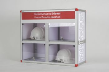 Ki�isel koruyucu ekipman dolab� 4 g�zl�