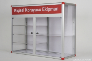 Kiisel koruyucu donanm dolab kilitli ayarlanabilir drt rafl