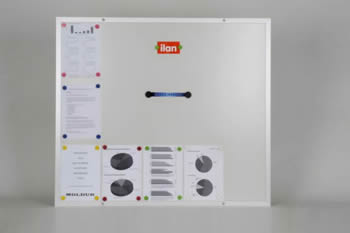 Mknatsl pano 15 A4 kapasiteli