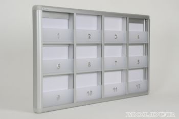 Bariyerli posta kutusu 12 daire numaral�