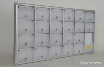 Posta kutusu 22 daire isimlikli ve A4 zarf hazneli