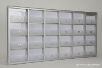 Posta kutusu 24 daire kilitsiz bariyer sistem